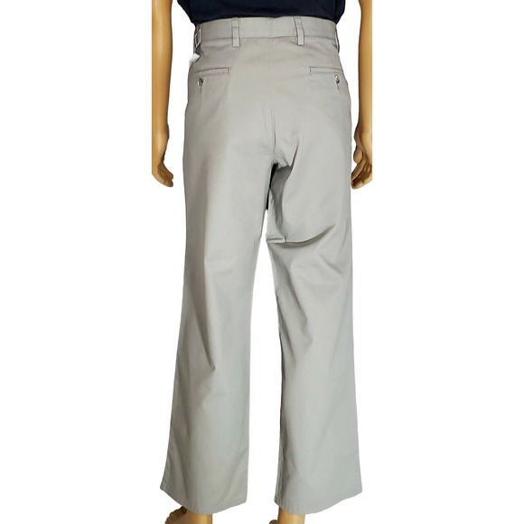 New Men's Dockers Easy Khaki Straight Fit D2 Flat Front Pants Gray 36x29.5* NWT - Picture 3 of 8